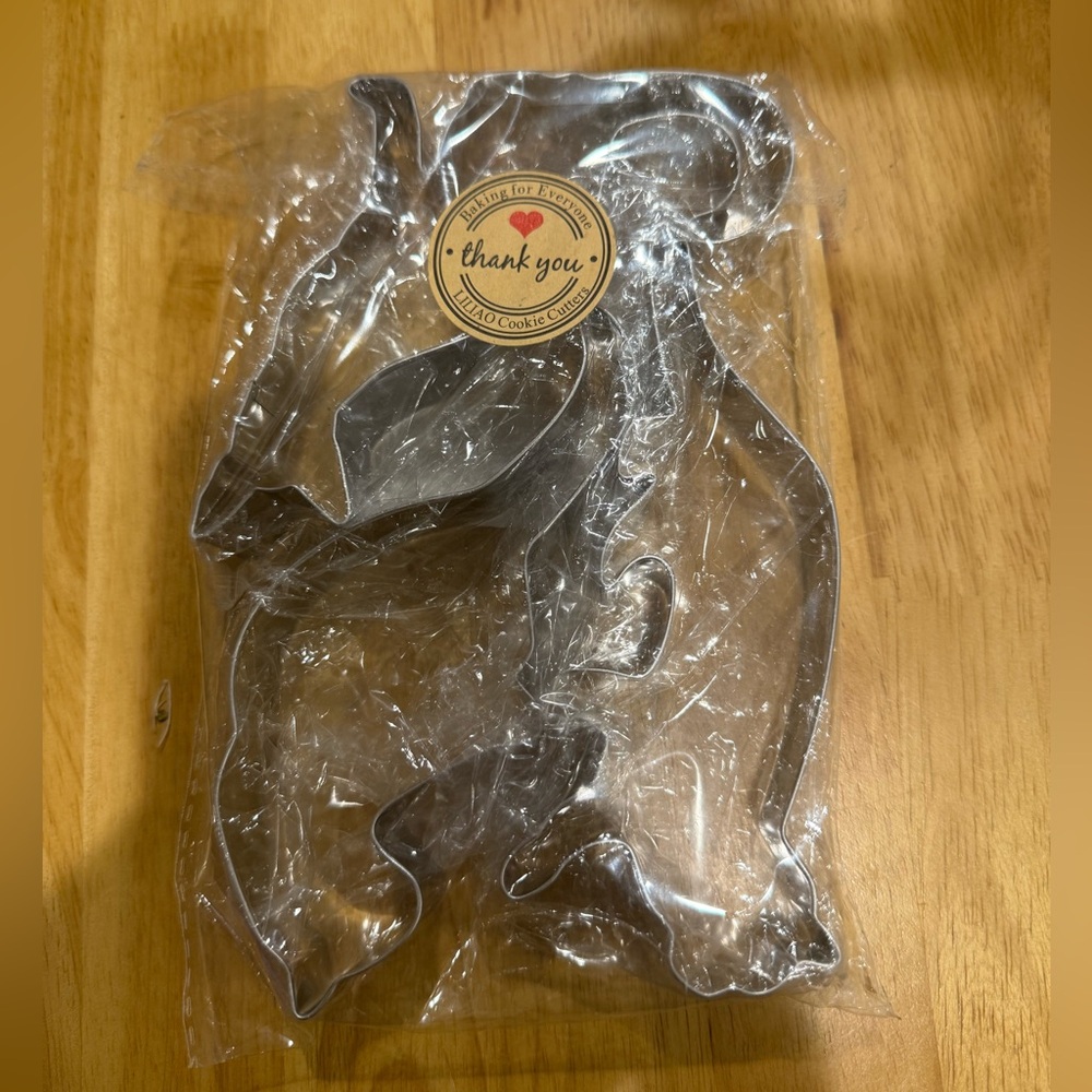 Stainless steel Cat Cookie Cutters Set of 3. New! Adorable!